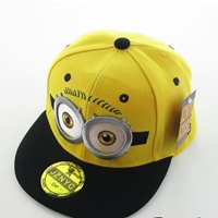 หมวกเด็ก-Snapback-Minions-สีเหลืองอ่อน