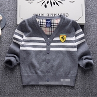 เสื้อแจ็คเก๊ตไหมพรม-Ferrari-สีเทา