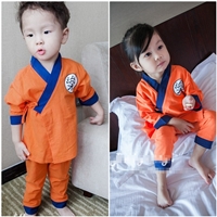 ชุดเสื้อกางเกงโงกุน-DRAGONBALL-สีส้ม