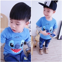 เสื้อแขนยาวเด็ก-ลาย-Stitch-สีน้ำเงิน