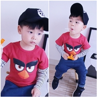 เสื้อแขนยาวเด็ก-ลาย-Angry-Birds-สีแดง