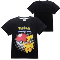 เสื้อยืดเด็ก-Pokemon-สีดำ