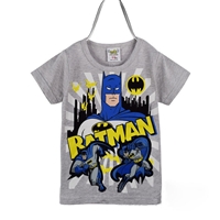 เสื้อยืดเด็กสุดเท่-Batman-สีเทา