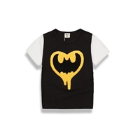 เสื้อยืดเด็ก-BATMAN-หัวใจ-สีดำ