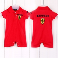 ชุดบอดี้สูทหนูน้อยนักซิ่ง-FERRARI-SHELL-F1-สีแดง