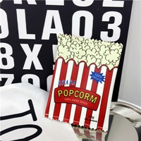 กระเป๋าใส่เหรียญ-Popcorn-สีขาวแดง