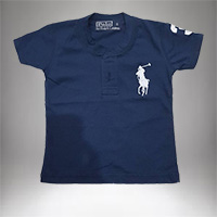 เสื้อยืดเด็กแฟชั่น-Polo-By-Ralph-Lauren-สีกรม