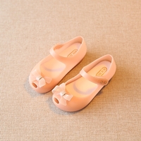 รองเท้าเด็กติดโบว์สุดเก๋-สไตล์-Mini-Melissa-สีโอรส