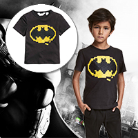 เสื้อยืดแฟชั่นสุดเท่-Batman-Lego-สีดำ