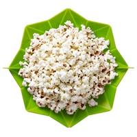 ชามซิลิโคนข้าวโพดคั่วไมโครเวฟ-Popcorn-สีเขียว