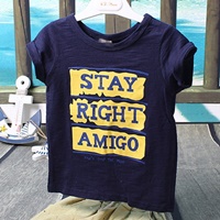 เสื้อยืดแฟชั่นหนูน้อยซูกัส-Stay-Right-Amigo-สีกรม