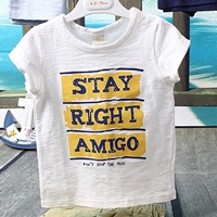 เสื้อยืดแฟชั่นหนูน้อยซูกัส-Stay-Right-Amigo-สีขาว