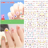 สติ๊กเกอร์ติดเล็บ-Nail-Stcker-Peppa-(แพค-10-แผ่น)