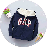 Jacket-กันหนาว-Smart-Kid-มีฮู้ดแขนยาว-GAP-สีกรม