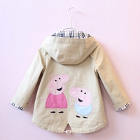 Jacket-มีฮู้ดแฟชั่น-PEPPA-PIG-สีครีมน้ำตาล