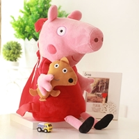 กระเป๋าสะพายหลังแฟชั่นหมูหมู-PEPPA-PIG-สีแดง