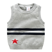 เสื้อกั๊กไหมพรม-The-Star-สีเทา