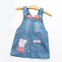 เอี๊ยมยีนส์แฟชั่นสุดเก๋-PEPPA-PIG-สียีนส์