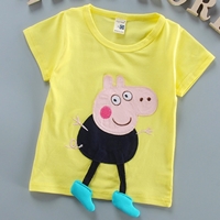 เสื้อยืดเด็ก--Peppa-Pig-สีเหลือง