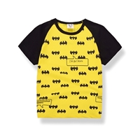 เสื้อยืดแฟชั่นหนูน้อยออสติน-Batman-สีเหลือง