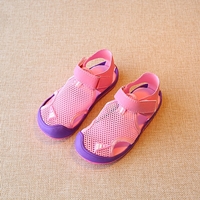 รองเท้าผ้าใบ-Breathable-Sandals--สีชมพู