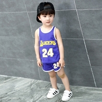 ชุดเสื้อกางเกงนักกีฬาบาสเกตบอล-LAKERS-24-สีม่วง