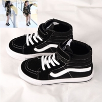 รองเท้าผ้าใบหุ้มข้อ-Vans-Old-Skool-Black-สีดำ