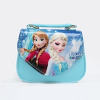 กระเป๋าสะพายข้างแฟชั่น-Frozen-สีฟ้า