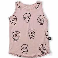 เสื้อกล้ามแฟชั่น-AM-Teen-ลาย-Skull-Monster-สีชมพู