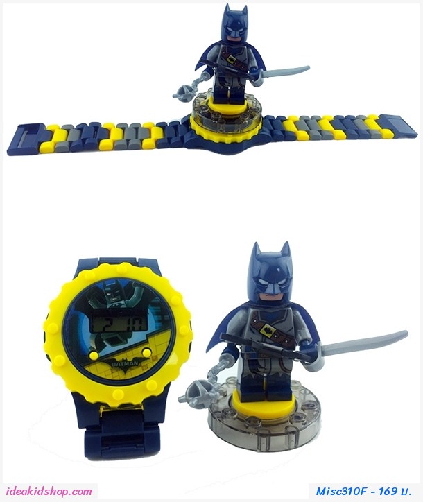 นาฬิกาเลโก้ตัวการ์ตูน ลาย BatMan