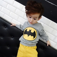 เสื้อกันหนาวแฟชั่นยอดมนุษย์-Batman-สีเทา