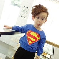 เสื้อกันหนาวแฟชั่นยอดมนุษย์-Superman-สีน้ำเงิน