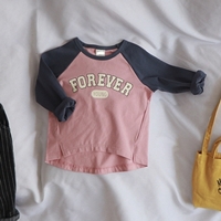 เสื้อแขนยาวทูโทนแฟชั่น-FOREVER-YOUNG-สีชมพู