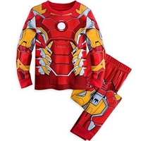 ชุดเสื้อกางเกงลาย-Iron-Man-สีแดง