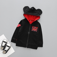 Jacket-เด็ก-Mickey-Mouse-มีฮู้ด-UK-สีดำแดง