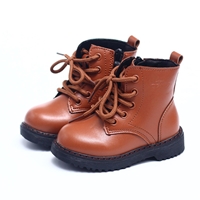 รองเท้าบูทสั้น-Martin-boot-สีน้ำตาล