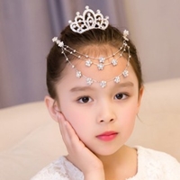 มงกุฎจิ่วและสร้อยหน้าผาก-Princess-Chain-diamond