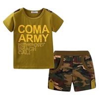 ชุดเสื้อกางเกงทหาร-Coma-Army-สีเขียว