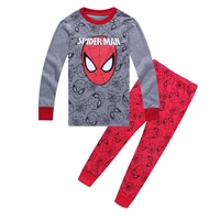 ชุดนอนแขนยาว-Spider-Man-สีเทาแดง