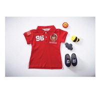 เสื้อโปโล-คอปกแขนสั้น-Sports-No-96-สีแดง