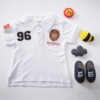 เสื้อโปโล-คอปกแขนสั้น-Sports-No-96-สีขาว