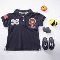 เสื้อโปโล-คอปกแขนสั้น-Sports-No-96-สีกรมดำ