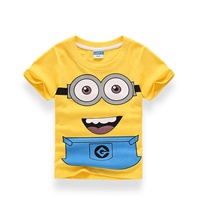 เสื้อยืดเด็กคอกลม-Minion-สีเหลือง