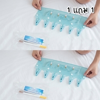 ราวแขวนผ้า--Drying-clip-ลายไอติม-สีฟ้า(1-แถม-1)