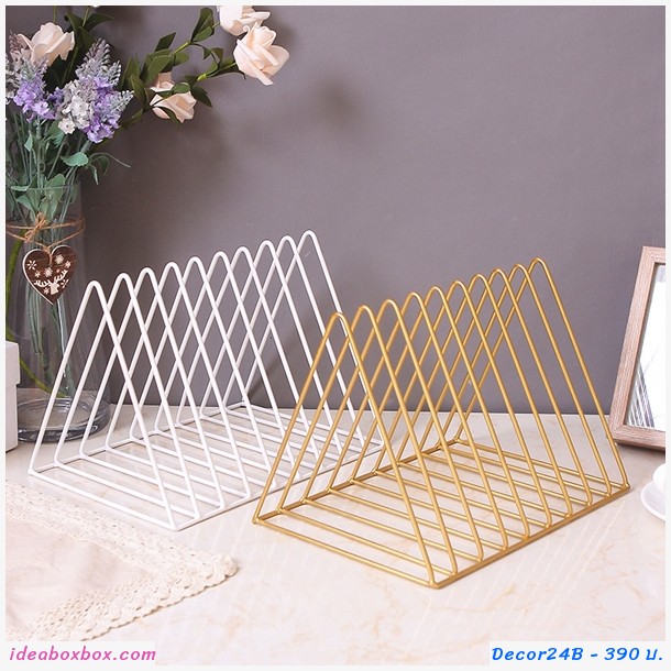 ҧ Magazine Triangle Rack Living Room  Gold 