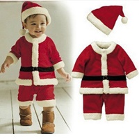 ชุดเด็กผู้ชาย-Xmas-Santa-สีแดง-(ได้4ชิ้น)