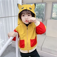 เสื้อแจ็คเก็ตมีฮู้ด-Pokemon-Pikachu-สีเหลือง