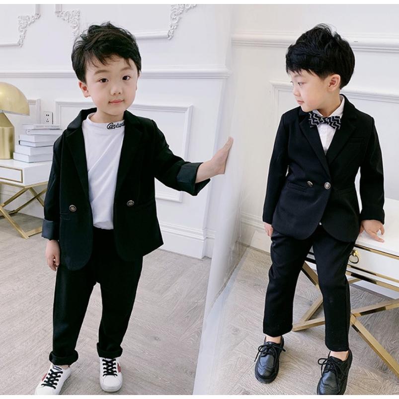 ชุดสูท-สีดำ-สไตล์เกาหลี-เสื้อสูทพร้อมกางเกง-ชุดสูท-สไตล์เกาหลี-เสื้อสูทพร้อมกางเกง-trendy-boys-and-girls:ดำยาว