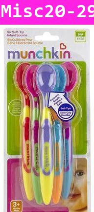 ช้อนเด็ก Munchkin Soft-Tip Infant Spoon (USA)