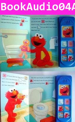 หนังสือมีเสียง Elmo สอนเข้าห้องน้ำ(USA)